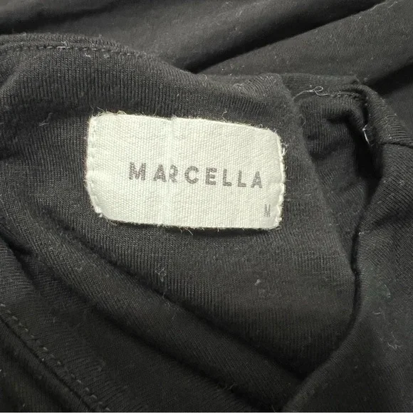 Marcella NYC Montrose Black Sleeveless Fit & Flare Maxi Dress Medium - Picture 11 of 14